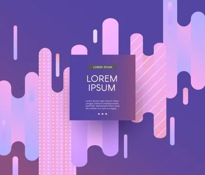 Glitch background with abstract geometric gradient shapes of pixel mosaic. Stock-Illustration