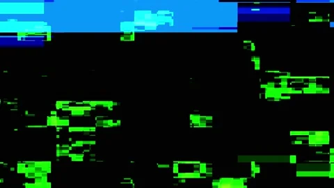 Glitch background. Abstract noise effect, error signal, television technical pro 库存影片 232888125