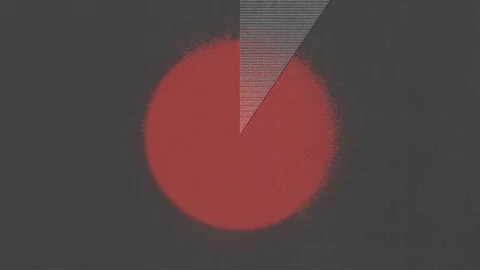 Glitch Background With Circles 10 Stock Footage 81868656