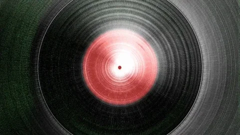 Glitch Background With Circles 12 Stock Footage 81875785