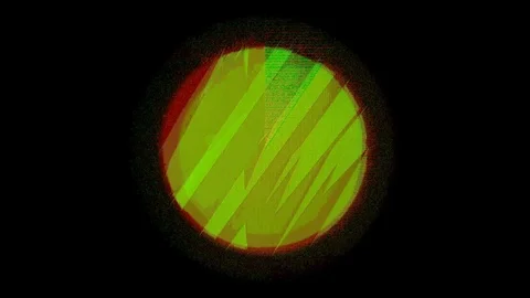 Glitch Background With Circles 6 Stock Footage 81867757