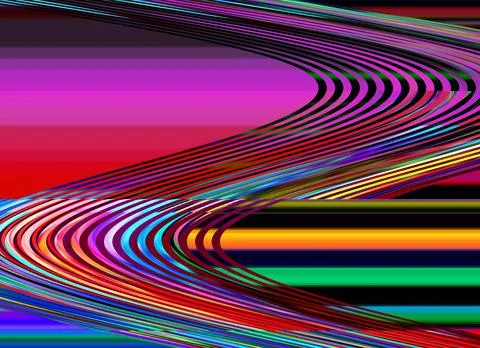 Glitch background. Computer screen error. Digital pixel noise abstract design Stock Illustration