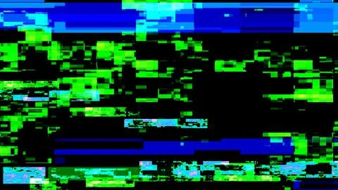 Glitch background. Computer screen error. Digital pixel noise abstract design 스톡 일러스트
