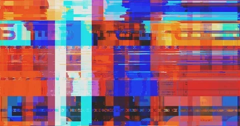 Glitch Background. Damage Video. Transitions 库存影片 124228609