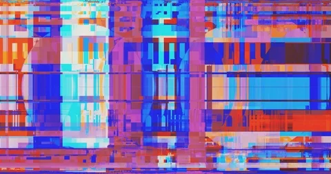 Glitch Background. Damage Video. Transitions 库存影片 124230057