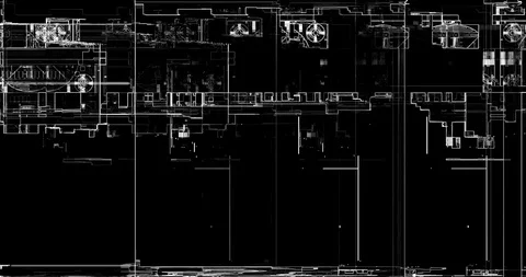 Glitch Background. Damage Video. Transitions 스톡 동영상 124369024