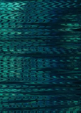 Glitch background digital distortion green blue Stock Illustration