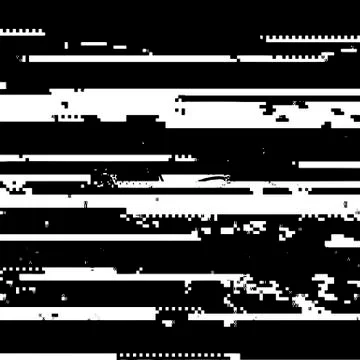 Glitch Background. Digital Pixel Noise Texture Illustrazione stock