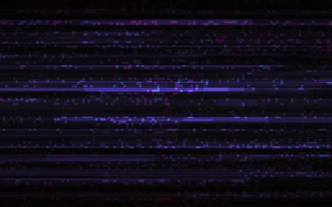 Glitch background. Digital video noise effect. Overlay lines and pixels. Ba.. Stock Illustration