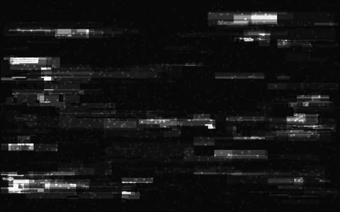 Glitch background. Distorted white lines with overlay effect. Video signal noise イラスト素材