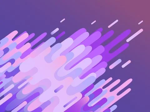 Glitch background with distortion effect in trendy ultra violet color - modern Illustrazione stock