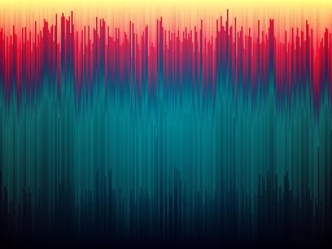 Glitch background. Image data distortion. Color abstract lines concept Stock-Illustration