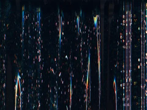 Glitch background noise texture dust scratches Illustrazione stock