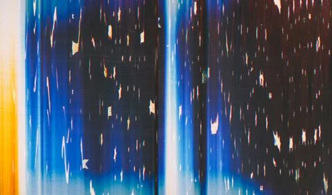 Glitch background space design distortion light Stock Illustration