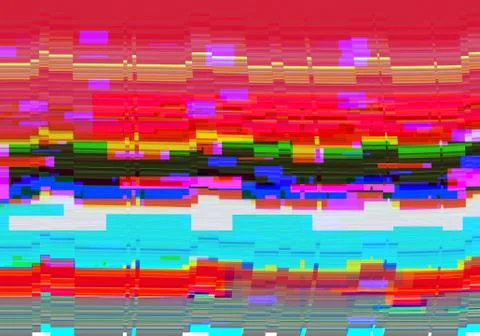 Glitch background texture Illustrazione stock