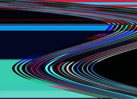 Glitch background TV Computer screen error Retro Grunge Photo Digital pixel Stock Illustration