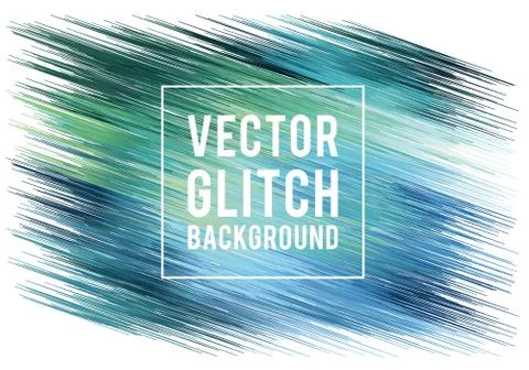 Glitch background, vector Stock Illustration