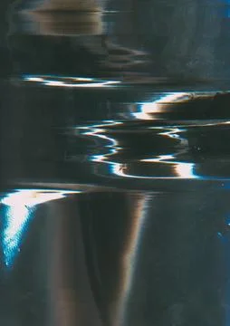 Glitch background wave distortion screen light Stock Photos