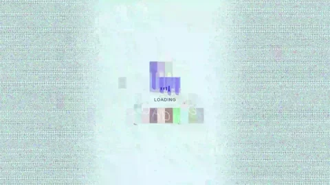 Glitch Bad Loading Elements Stock Footage 339875628