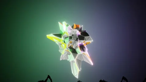 Glitch Ball 库存影片 133619281