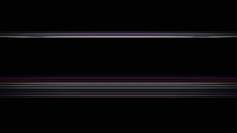 Glitch banding effect animation, lines flickering down a black background Stock Footage 147330072
