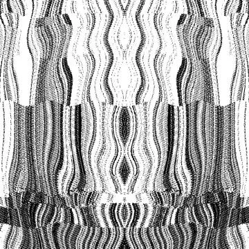 Glitch black waves 스톡 일러스트