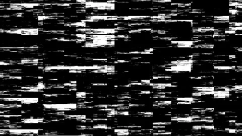 Glitch Block Noise Effect Scattered Pixel Disruption Video stock 330380198
