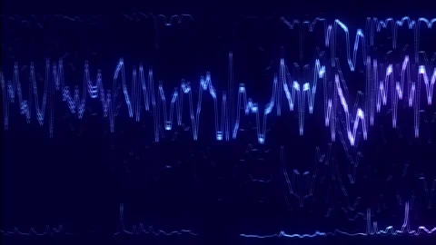 Glitch blue background. Abstract screen with noise effect. Stock-Footage 318588568