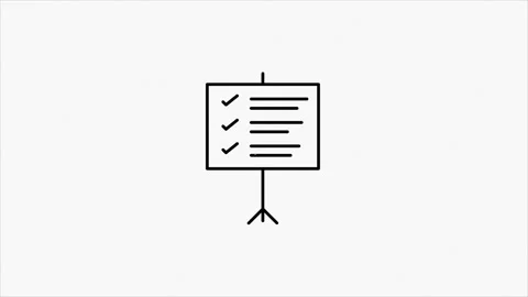 Glitch business icon on dark background. Marketing network. Money line icon Vídeos de archivo 153839342