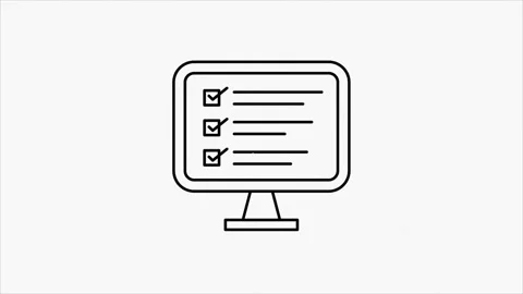 Glitch business icon on dark background. Marketing network. Money line icon Stockbeeldmateriaal 153840196