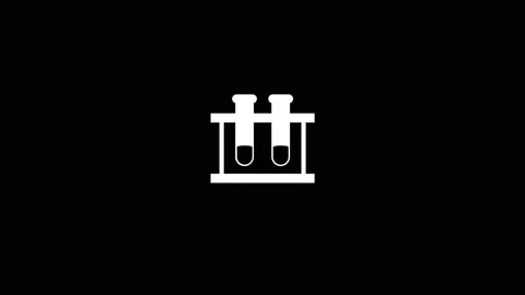 Glitch chemical elements icon on black background. Stock Footage 170322973