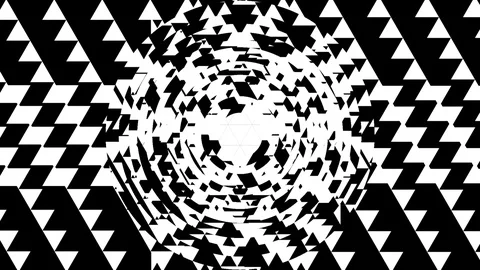 Glitch Circles Transition Stock Footage 102478785