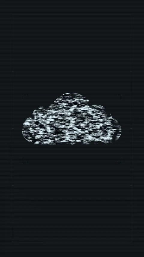 Glitch cloud digital noise static signal distortion data transfer Stock Footage 346738330