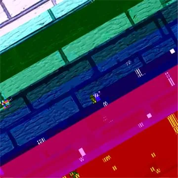 Glitch Color Texture Stock Illustration