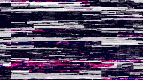 Glitch Colored Effect, Static Noise Grai... | Stock Video | Pond5