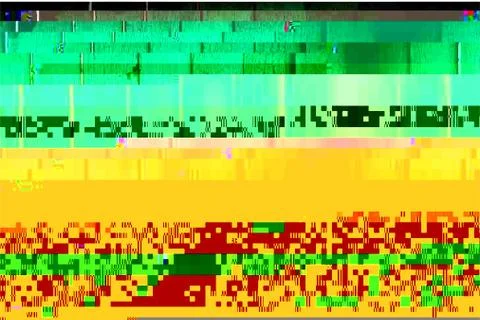 Glitch Colorful Background Stock Illustration