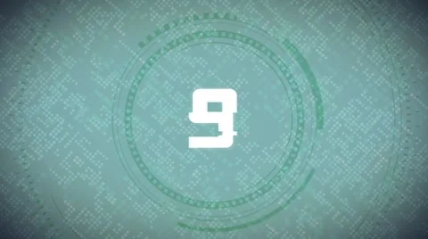 Glitch Countdown Modèle After Effects
