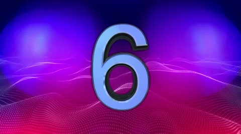 Glitch CountDown 動画素材 41793895