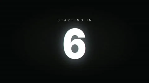 Glitch Countdown Timer Animation Live Event Countdown Digital Glitch Effect Stock Footage 342046278