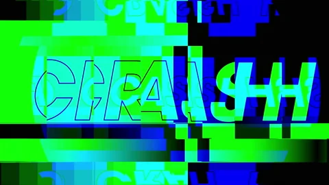 Glitch crash Stock Footage 137502809