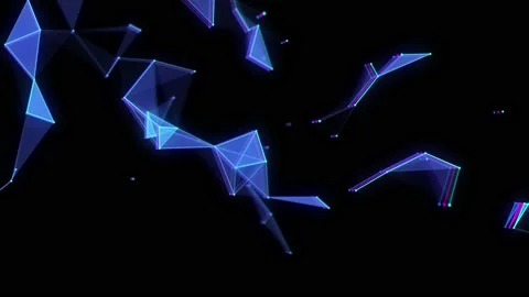 Glitch cyber network connection structure. Technology connect big data. Stock Footage 207734970