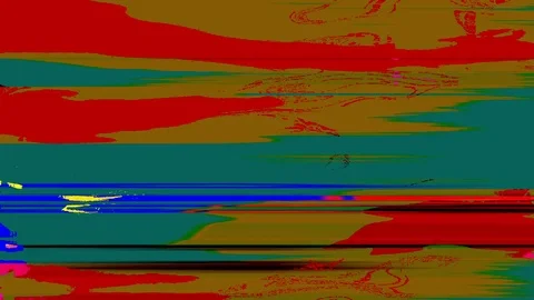 Glitch Datamosh Noise Colored Geometrical Distorted Animation Background Stockbeeldmateriaal 80319089
