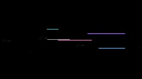 Glitch digital background, with neon glowing, lines and abstract, data inte.. Stock Footage 344860200