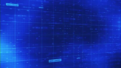 Glitch Digital Data Dark Background Animation Stock Footage 346838711