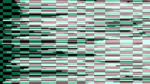 Glitch Digital Retro Screen Equalizer Background with Vibrant Neon Green St.. 库存影片 336887539