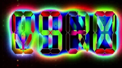 Glitch digital words Video stock 65824472