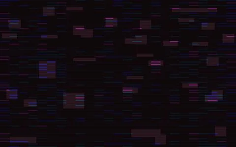 Glitch disintegration effect. Color digital lines and shapes. Random video error 스톡 일러스트