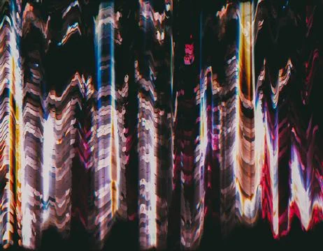 Glitch display interference noise festive design Stock Illustration