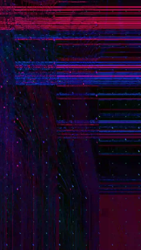 Glitch Distortion 4K Vertical Seamless — Bad TV VJ Overlay Stock Footage 329678127