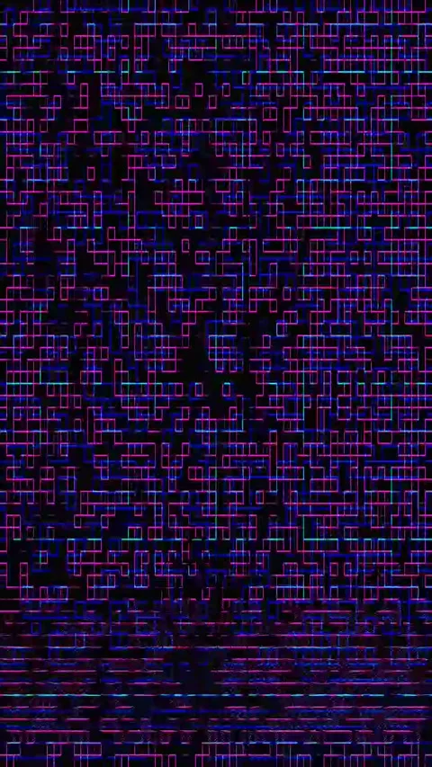 Glitch Distortion 4K Vertical Seamless — Bad TV VJ Overlay Stock Footage 329790102